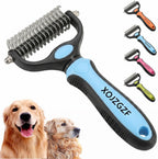 Pet Pro Tool Grooming, Dual Tooth Groom Pro for Dogs, Cat Deshedding Brush, Dog Rake Brush for Shedding, Cats Comb Undercoat Long Hair Knotter Remover, Double Teeth Coat Dual-Sided Professional Tools - Image 10