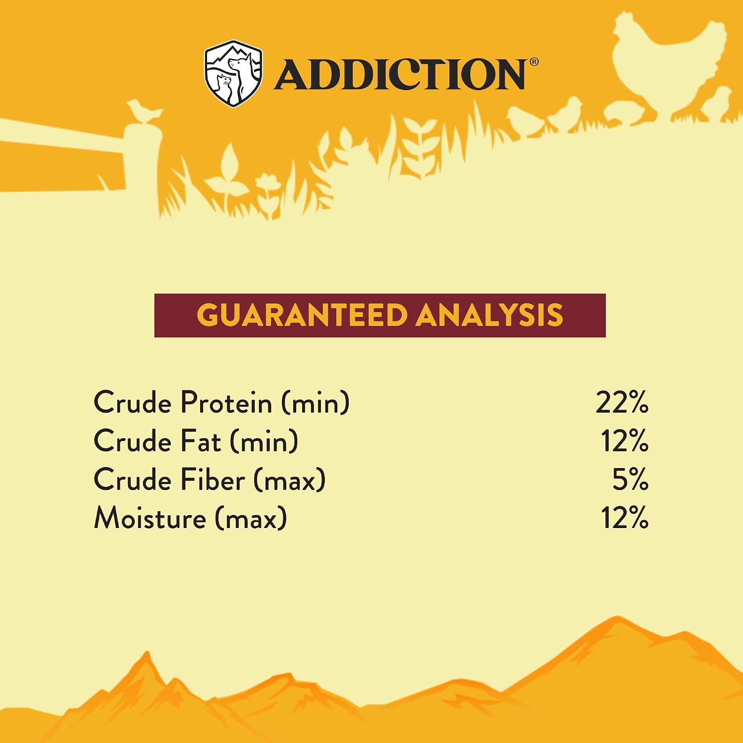 Addiction Country Chicken dog food nutrient rich rehydrated meal look