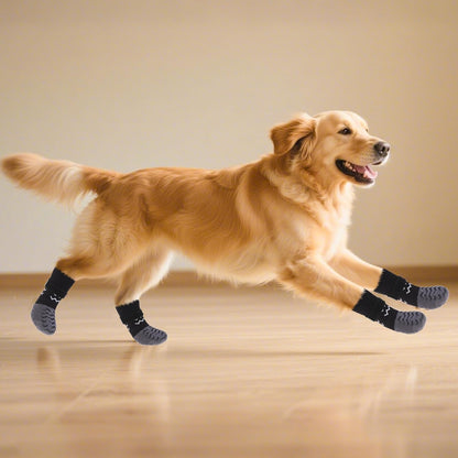 Dog Socks Shoes for Hot Pavement to Prevent Licking Paws, Summer Anti Slip Pet Booties with Grip Traction Control for Hardwood Floors, Grippy Boots & Paw Protectors for Small Medium Large Senior Dogs - Image 9