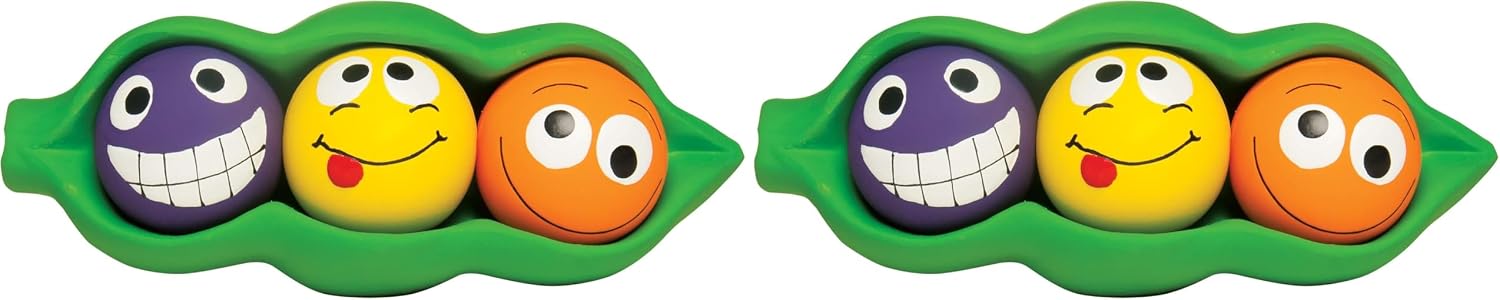 Multipet 4-in-1 squeaking latex puzzle toy for small and medium dogs
