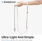 Adjustable nylon straps of BuddyArmor cat harness for kittens