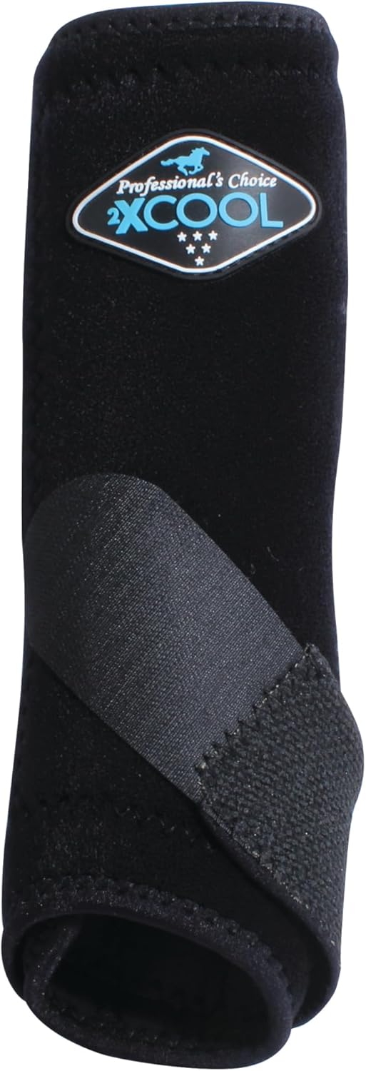 Professional's Choice 2XCOOL sports medicine horse boots front view for equine protection