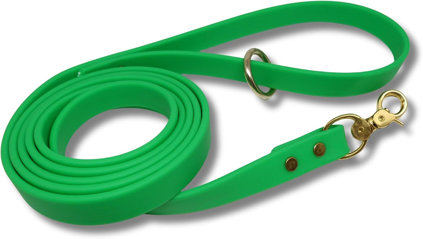 Gummy K9 Dog Leash, Biothane, Dog Training Leash, Made in The USA, 6 Feet, Various Sizes & Colors (5/8, Black) - Image 11