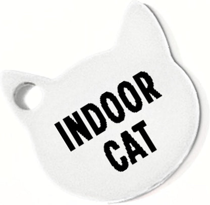 Lightweight 0.7 inch pet ID tag attached to a puppy harness for outdoor safety.