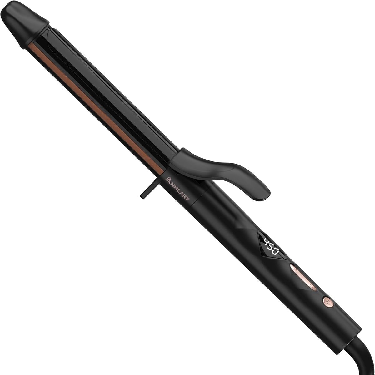 Annlary 1 Inch Titanium Ceramic Curling Iron front view