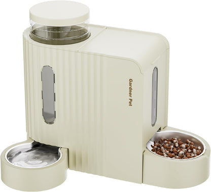 Gardner Pet Automatic Gravity Pet Feeder, 0.8 Gallons*2 Dog Feeder and Water Dispenser Set 100% BPA-Free, 2-in-1 Gravity Feeder with Stainless Steel Bowl for Dogs, Cats, Rabbits, Puppies (Green) - Image 10