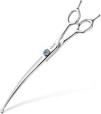 ULG premium curved shears for trimming dog face ears paws safely.
