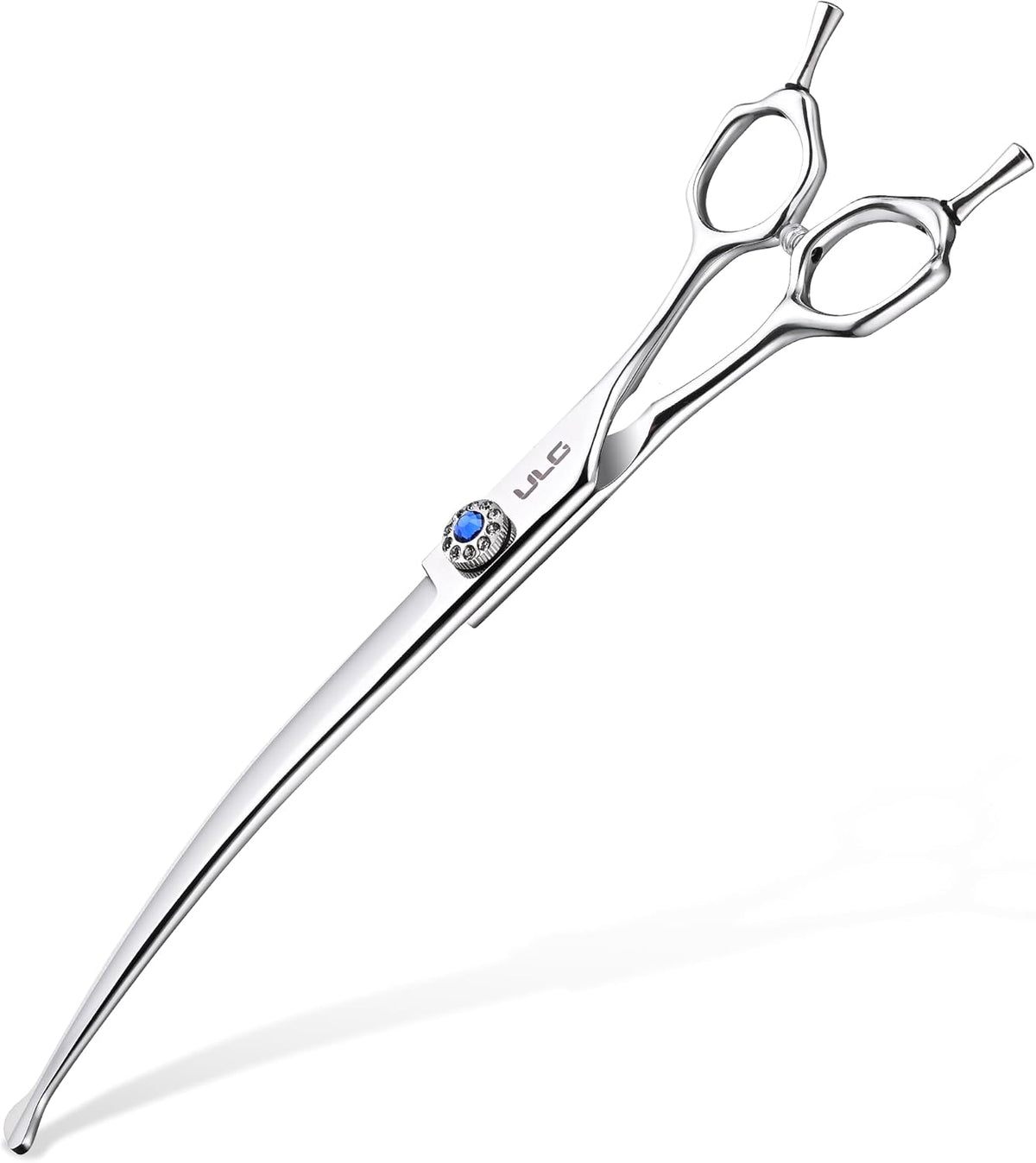 ULG premium curved shears for trimming dog face ears paws safely.