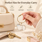 Cat Fur Memorial Keychain Keepsake Capsule Hair Storage Pendant for Pet Remembrance Fillable - Image 3