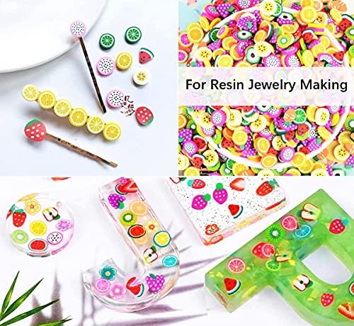 Miniature three dimensional fruit slice stickers for nail art decoration