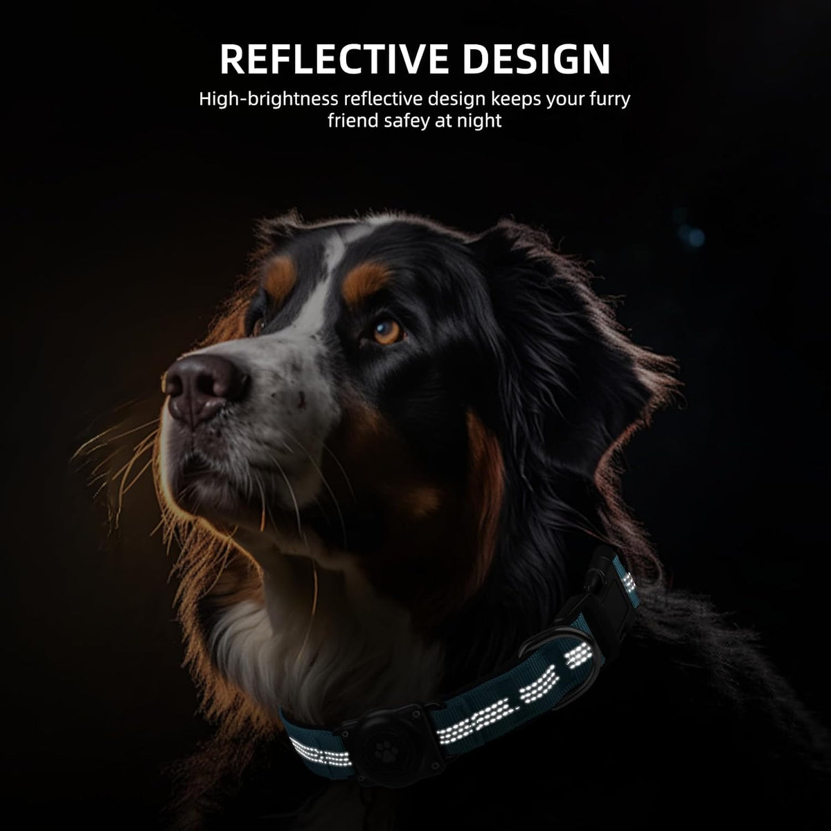 Furrigo heavy duty dog collar interior padding