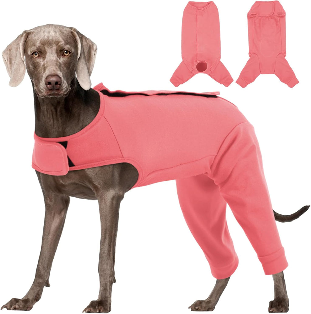 Kuoser Dog Surgery Suit for Back Legs, Dog Rear Leg Sleeve to Stop Licking, Female Spay Recovery Suit for Dogs After Surgery, Pet Puppy Surgical Pants Onesie for Abdomen Wounds Skin Disease - Image 12