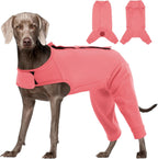Kuoser Dog Surgery Suit for Back Legs, Dog Rear Leg Sleeve to Stop Licking, Female Spay Recovery Suit for Dogs After Surgery, Pet Puppy Surgical Pants Onesie for Abdomen Wounds Skin Disease - Image 12