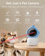 ZUMIMALL smart pet monitor showing the physical privacy cover mode activated