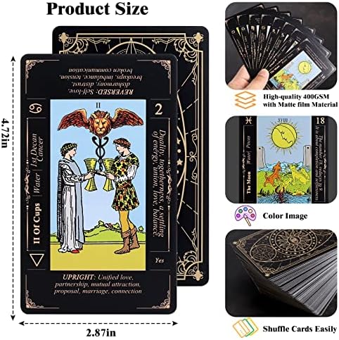 Full set of Fofeadm tarot cards and guidebook display