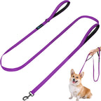 Dog Leash for Small to Medium Dogs 6 ft x 0.6" with 3 Reflective Stitching and 2 Traffic Padded Handles Dog Lead/Rope, Pet Leash for Running Walking Training (Pink 1 Pack - 6 ft x 0.6 in) - Image 13