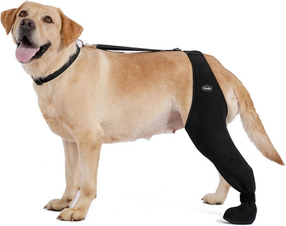 Dog Socks to Prevent Licking Paws Breathable Leg Sleeve to Stop Licking and Biting Firm and Secure Adjustable Size Dog Recovery Sleeve Socks (XL-Left) - Image 12