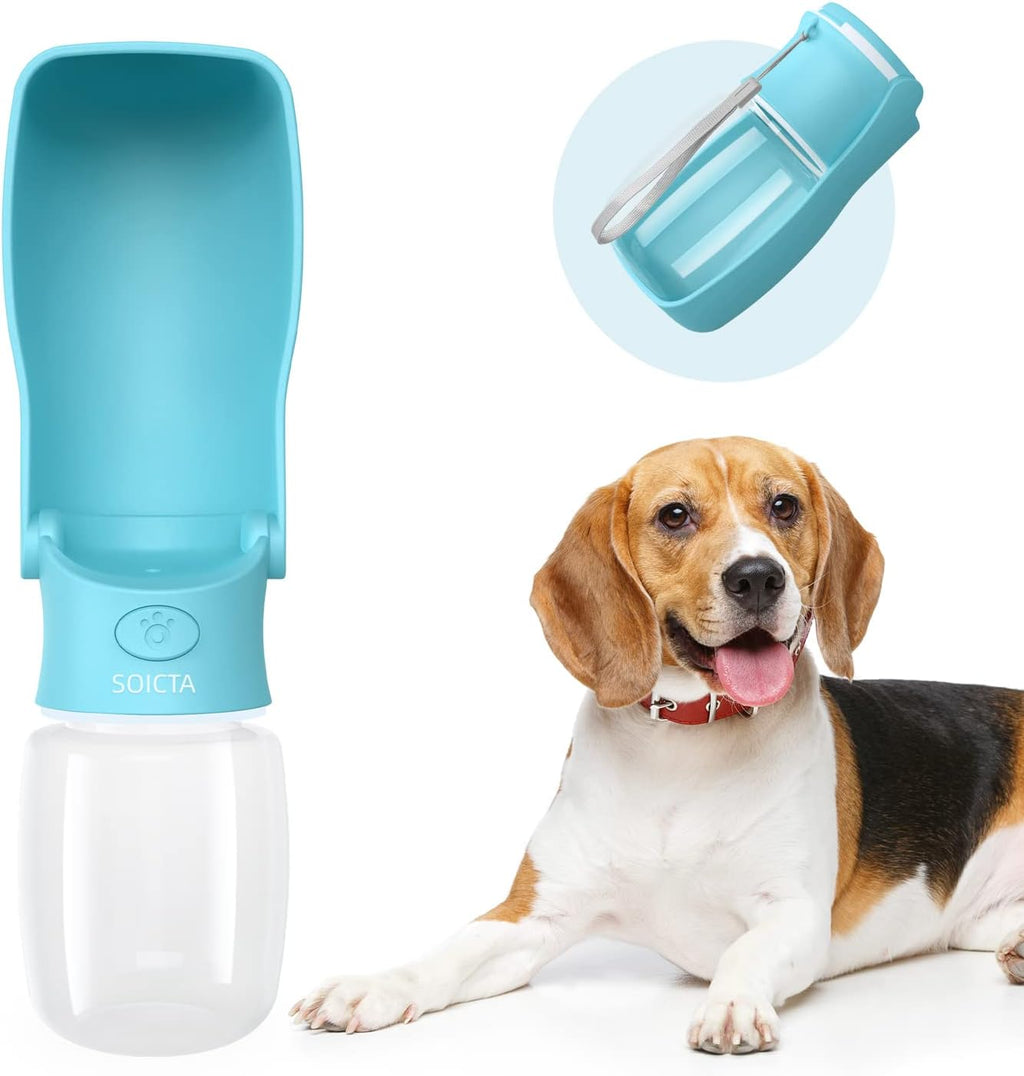 SOICTA Portable Dog Small Animals Water Bottle for Walking 19 OZ or 12 OZ Pet Water Bottles for Puppy Medium Large Dogs Little Animals Water Dispenser Dog Small Animals Water Bowl - Image 9