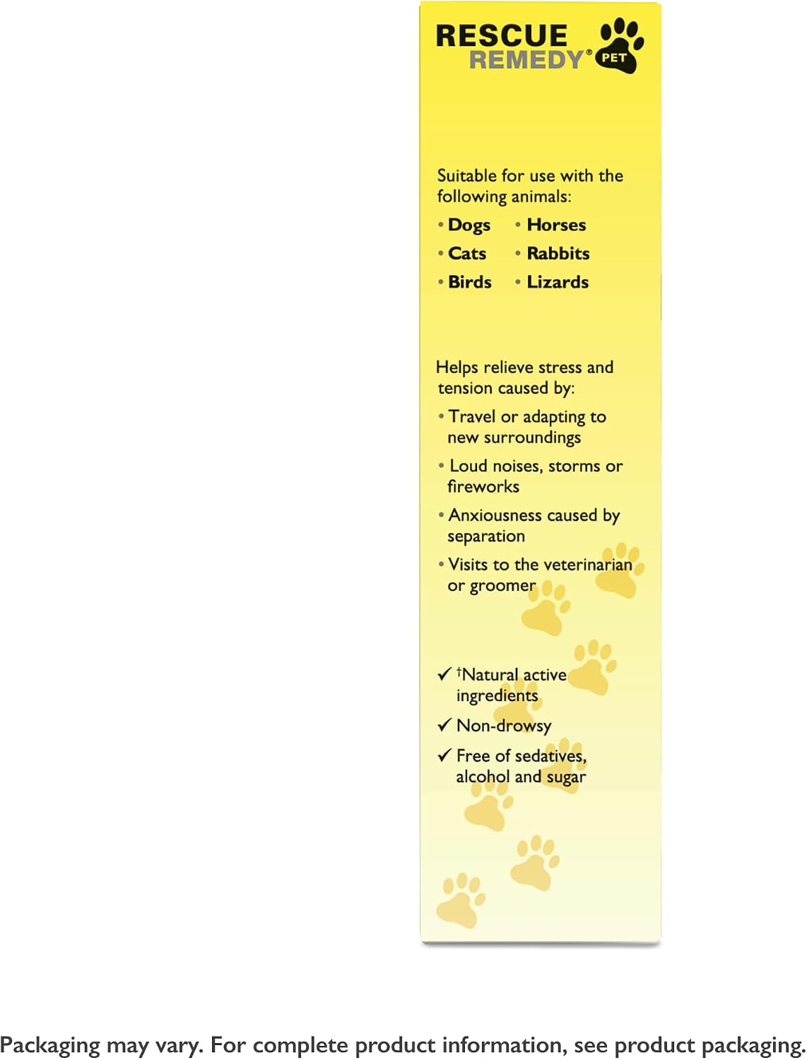Premium pet health supplement liquid dropper packaging highlighting flower essence active ingredients