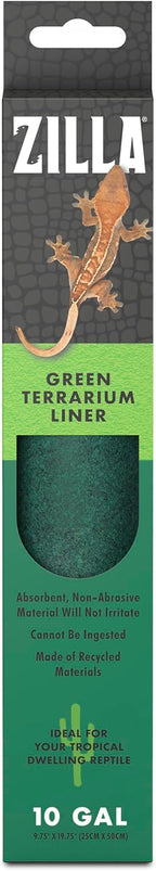 Zilla Reptile Terrarium Bedding Substrate Floor Liner, Green, 40BR/50G, 17.25" x 35.25" - Image 13