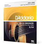 D'Addario Set Acoustic Guitar 80/20 Lite 12Str (EJ36) - Image 14