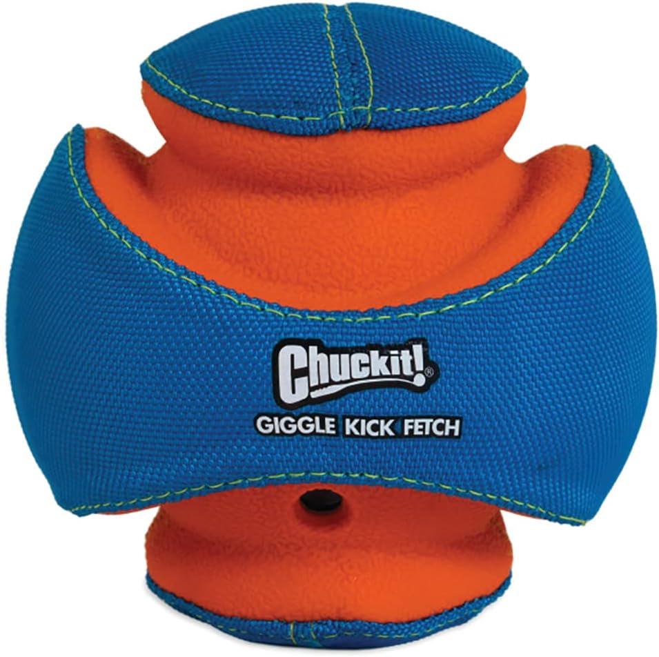 Chuckit! Kick Fetch Ball Dog Toy - Floats in Water - Perfect for Interactive Play - Made with Durable Rubber and Foam - For Large Dogs - Size Large - 8-inch Diameter - Pack of 1 - Image 10