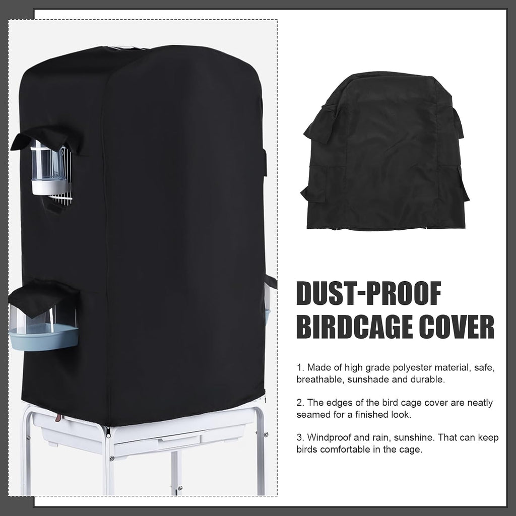 POPETPOP bird cage protector folded for storage