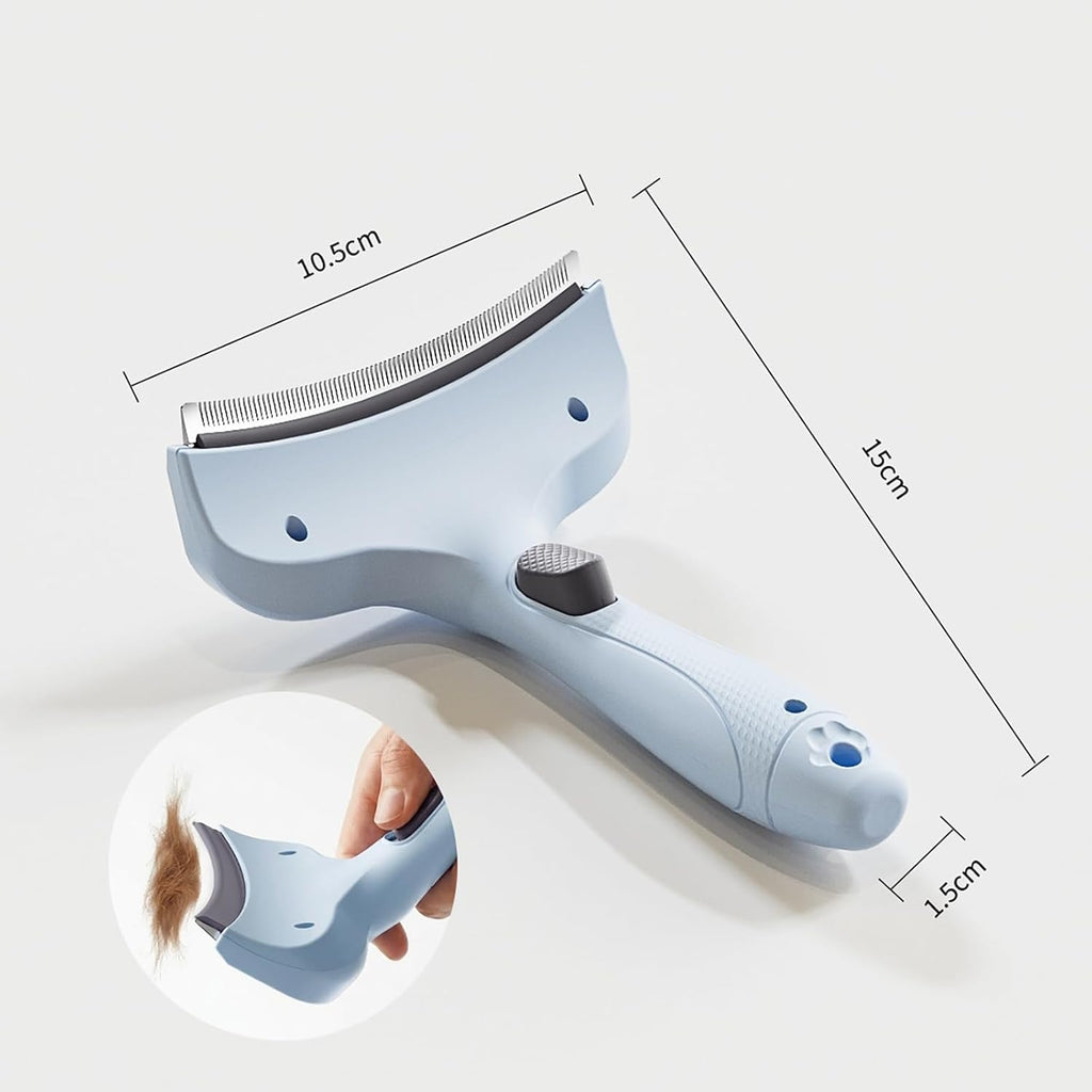 Friederich dual use grooming slicker brush removing heavy mats and tangles from double coats