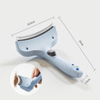 Friederich dual use grooming slicker brush removing heavy mats and tangles from double coats
