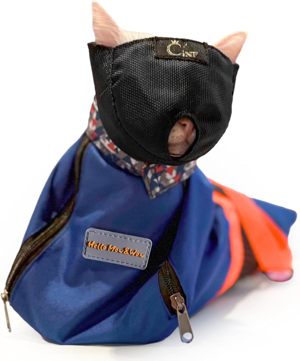 Cinf premium cat restraint system for safe veterinary examinations