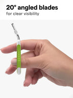 Shiny Pet pet grooming scissors resting on a flat surface
