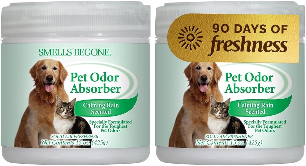 Two pack fifteen ounce dog and cat urine smell eliminator