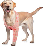 ROZKITCH Dog Sleeve to Prevent Licking for Front Right Left Leg, Pet Prevent Licking Wound Elbow Protector, Dog Recovery Suit Cone Collar Alternative for Sprain ACL CCL Arthritis Joint Care Zebra L - Image 11