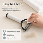 Txibi dog and cat dematting comb ergonomic non slip handle detail