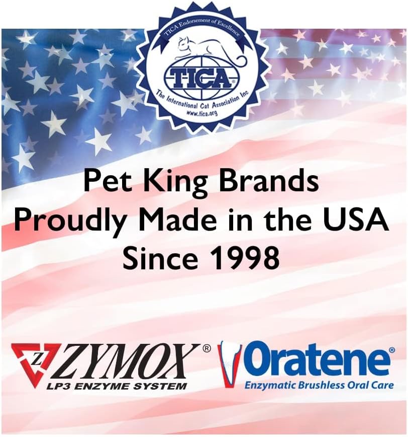 Pet King Brands Zymox hot spot spray displayed with pet care accessories