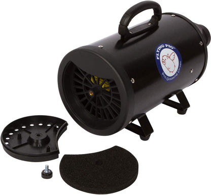 Professional pet grooming dryer in black finish