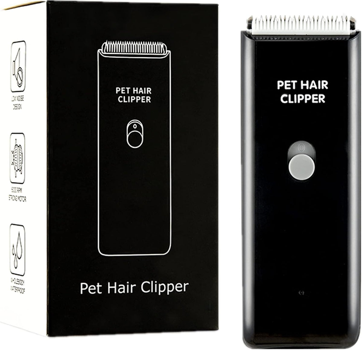 Dog Cat Home Hair Waterproof Clipper Portable Electric USB Rechargeable Pet Grooming Tools Low Noise Shaver Cordless Trimmer for Small and Large Pets - Image 9