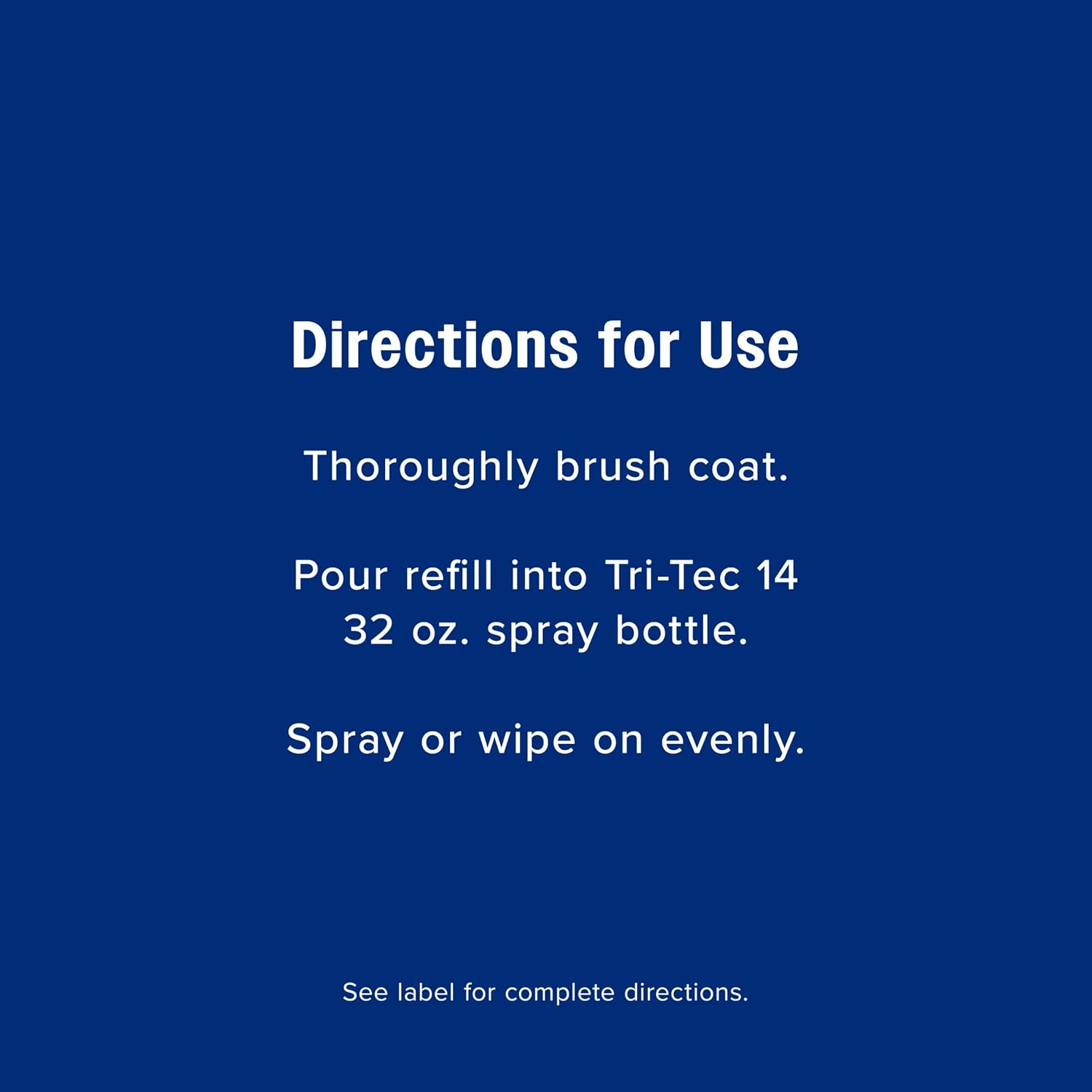 Farnam Tri-Tec 14 Fly Spray for Horses - Long-Lasting Insect Repellent Kills and Repels Flies, Gnats, Ticks & Mosquitoes, Conditions Coat - Up to 14 Days Protection - 128 oz - Image 9