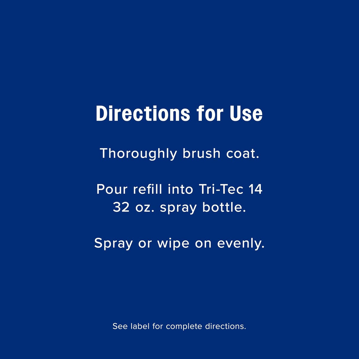 Farnam Tri-Tec 14 Fly Spray for Horses - Long-Lasting Insect Repellent Kills and Repels Flies, Gnats, Ticks & Mosquitoes, Conditions Coat - Up to 14 Days Protection - 128 oz - Image 9