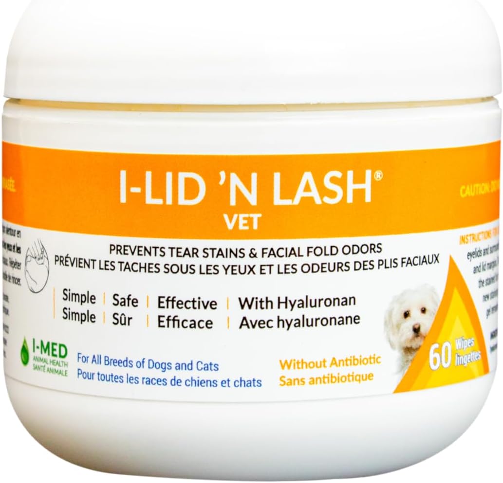 USA imported professional dog eye discharge cleanser container