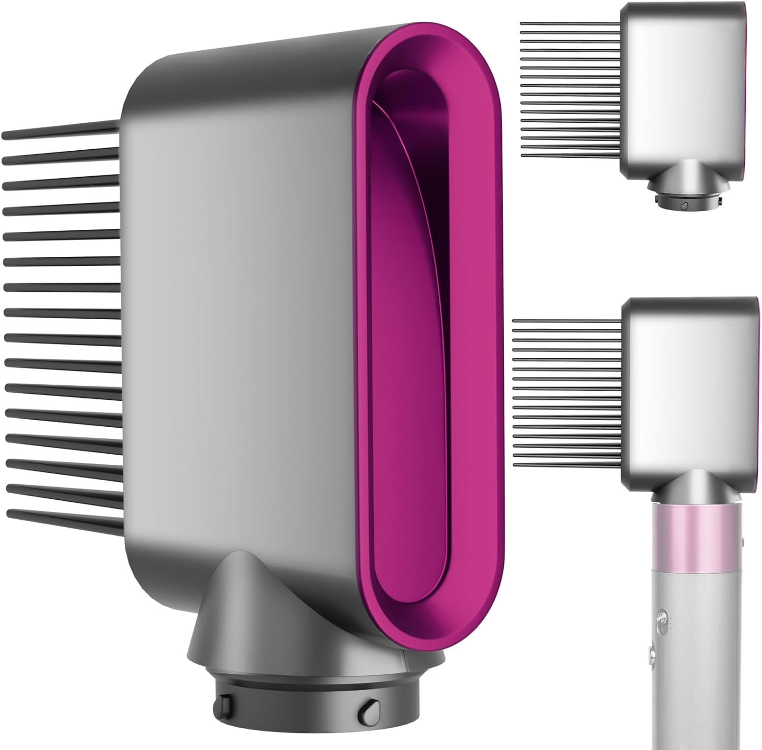 Ytchyysk wide tooth comb nozzle for Dyson Airwrap front view