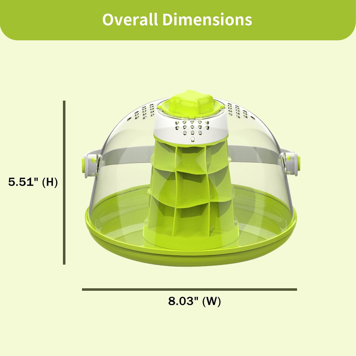 Round Transparent Snail Terrarium Kit, Small Animal Carrier with Removable Base, Portable Bug Observation Box for Outdoor Exploration, Educational Insect Habitat for Kids - Image 4