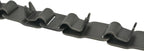 Adjustable pet training collar showing removable individual links mechanism