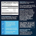 Havasu Nutrition L-Arginine 120 count supplement label details
