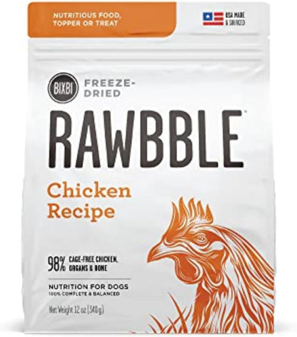 BIXBI Liberty Freeze-Dried Dog Food Topper & Treats, Beef - 98% Meat & Organs, No Refrigeration - USA Made, 26 oz - Image 12