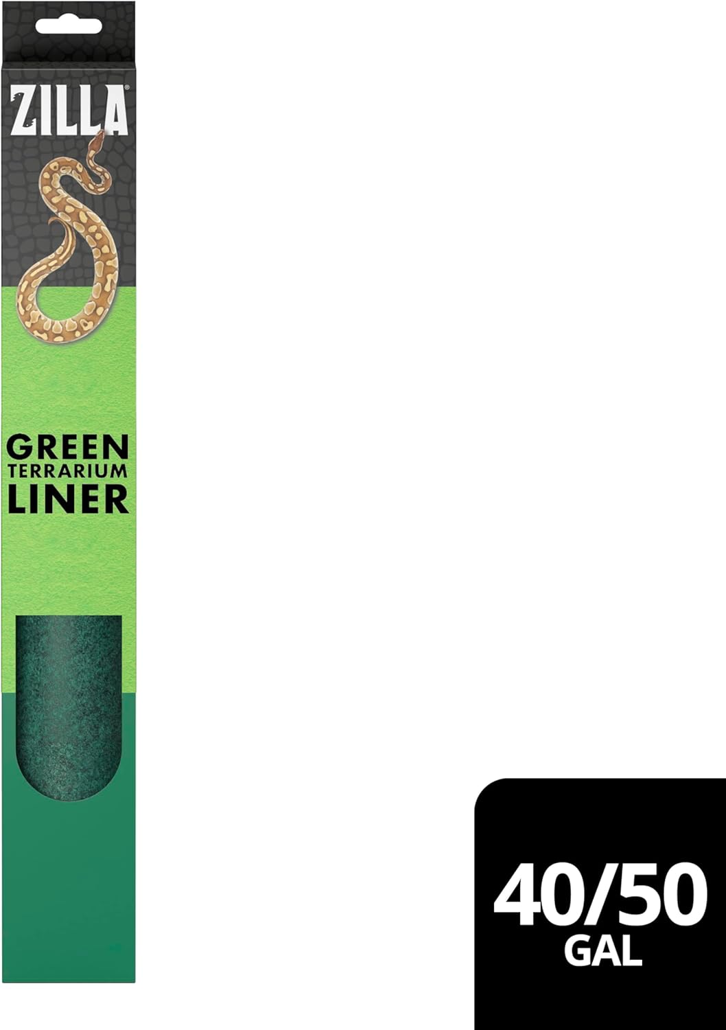 Zilla Reptile Terrarium Bedding Substrate Floor Liner, Green, 40BR/50G, 17.25" x 35.25" - Image 9