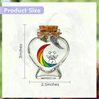 Memorial Bottle for Pet Hair, Rainbow Bridge Dog Memorial Gift, Pet Fur Memorial Fur Keepsake, Heart Shape Glass Keepsake for Dog Cat Hair(Dogs) - Image 7