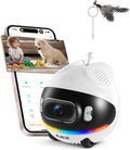 Aez robot camera on wheels with dual lens front view