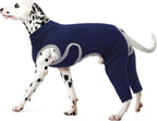Kuoser Dog Surgery Recovery Suit, Professional Dog Surgical Suit for Back Legs, Soft Dogs Recovery Sleeve to Prevent Licking Biting Wounds, Dogs Onesie After Surgery Elbow Protector, Blue 2XL - Image 12