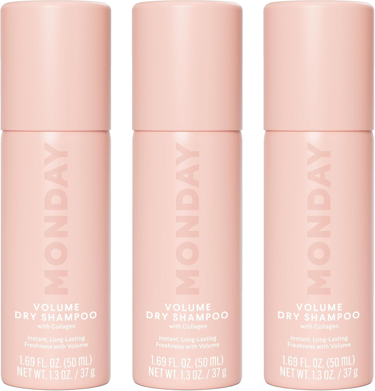 Monday Haircare Volume Dry Shampoo front view 3 pack